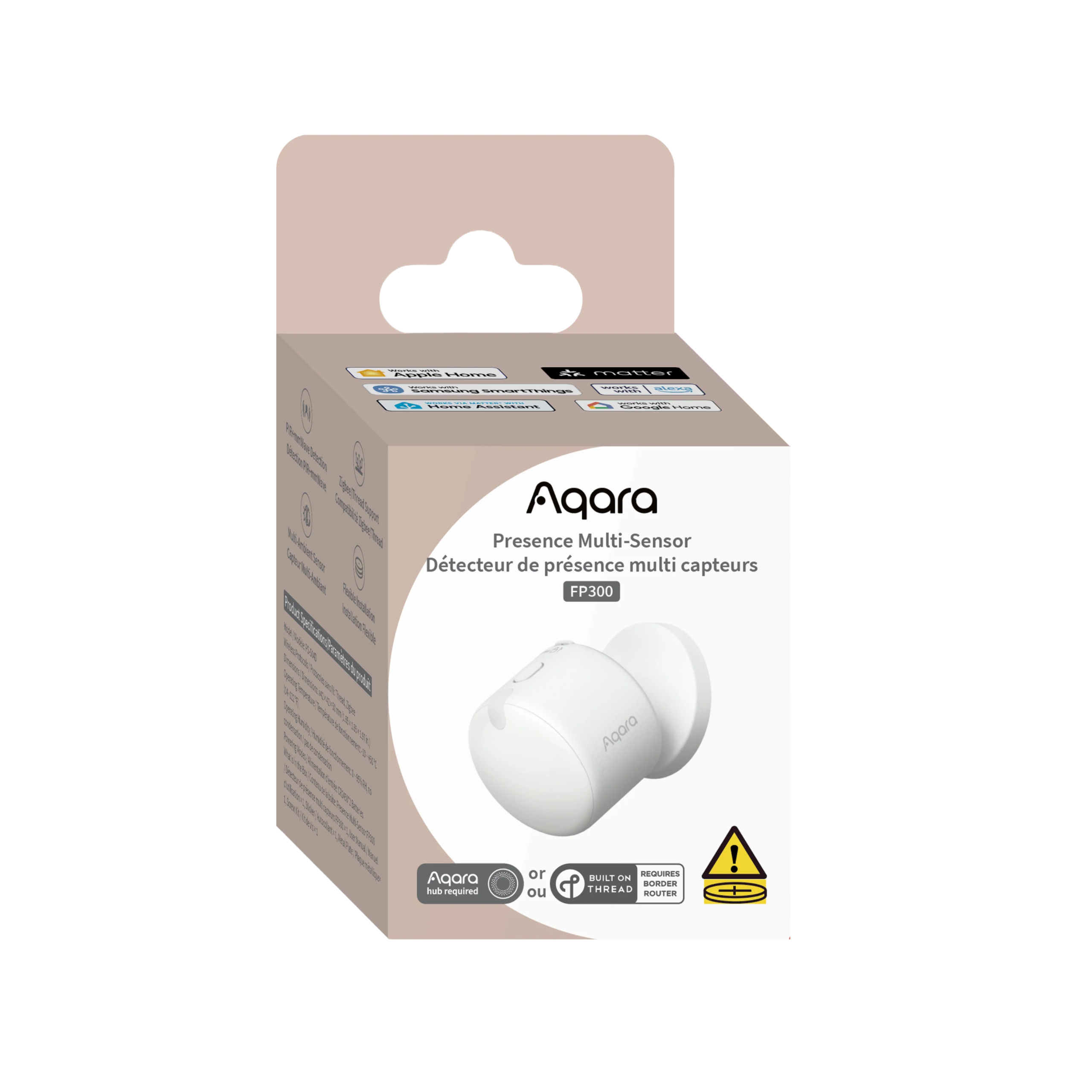 Aqara Presence Multi-Sensor FP300 – חיישן נוכחות רב-חיישני 5-ב-1